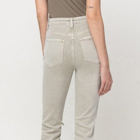 *NEW* Vervet by Flying Monkey Super High-Rise Slim Straight Jeans - Picture 10 of 13